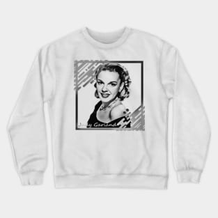 Judy Garland in Black & White Frame Concept Crewneck Sweatshirt